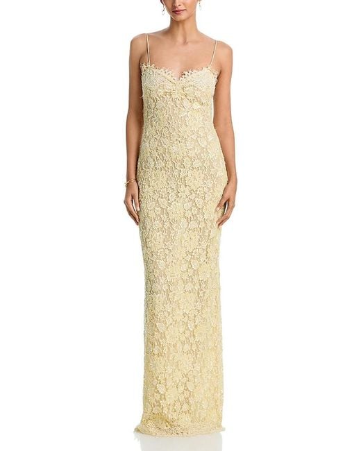 LoveShackFancy Metallic Ciona Dress