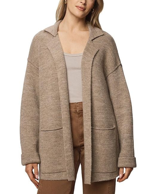 Splendid Brown Faith Sweater Coat
