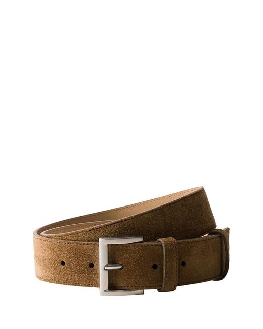 Prada Brown Suede Belt for men
