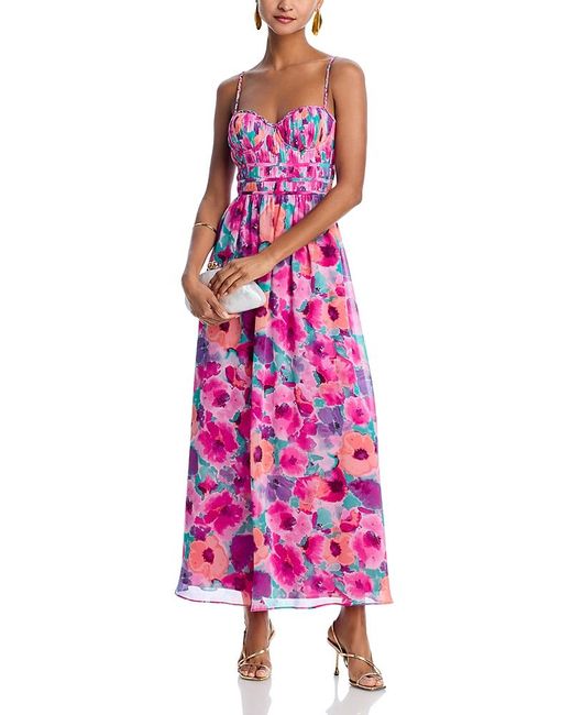 Mougleta Backless Maxi Dress - Aqua