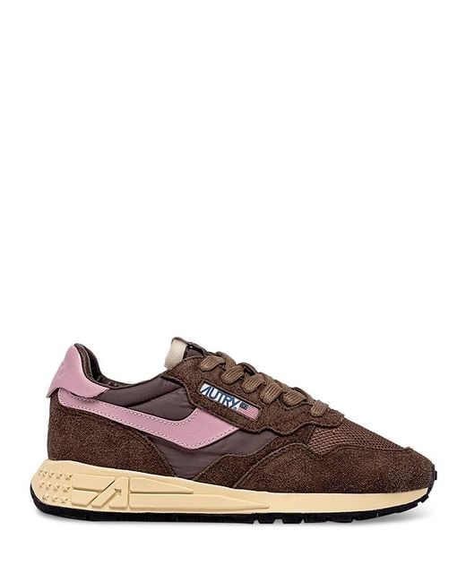 Autry Brown Reelwind Sneakers
