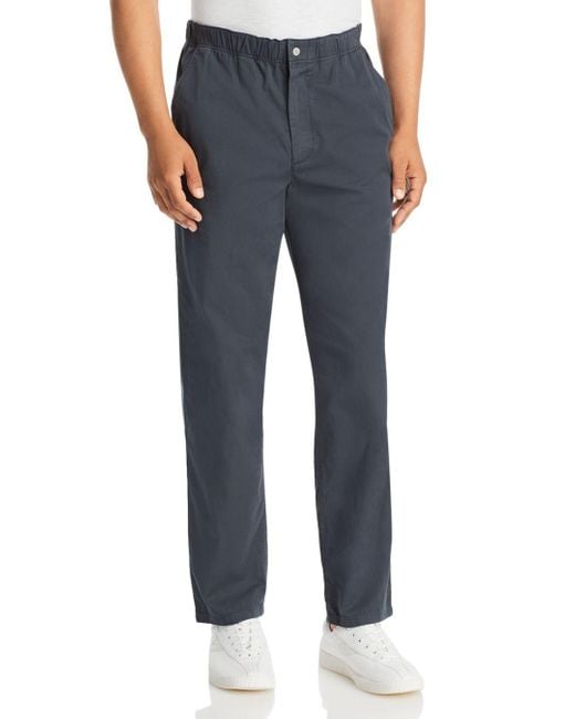 Norse Projects Ezra Light Cotton Twill Tapered Pants in Slate Gray