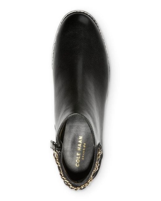 cole haan black ankle boots