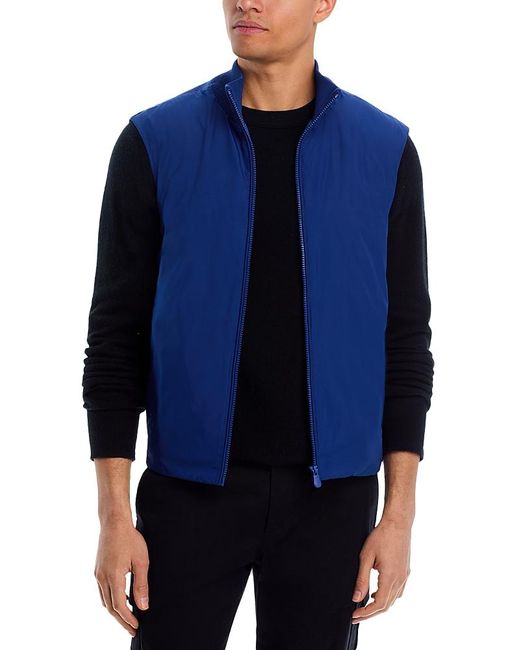 Save The Duck Blue Orris Zip Front Vest for men