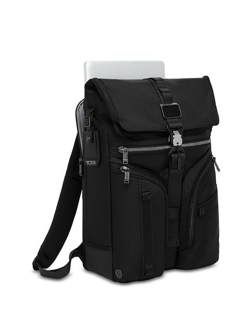 Tumi Black Surveillance Backpack for men