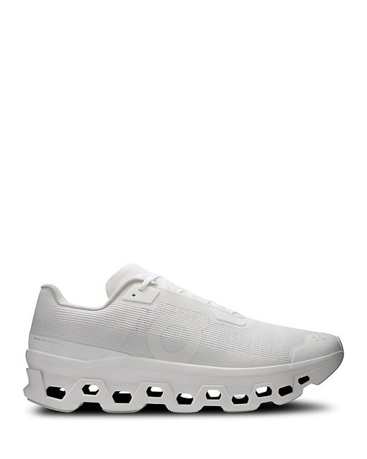 On Shoes White Cloudmster Void Sneakers for men
