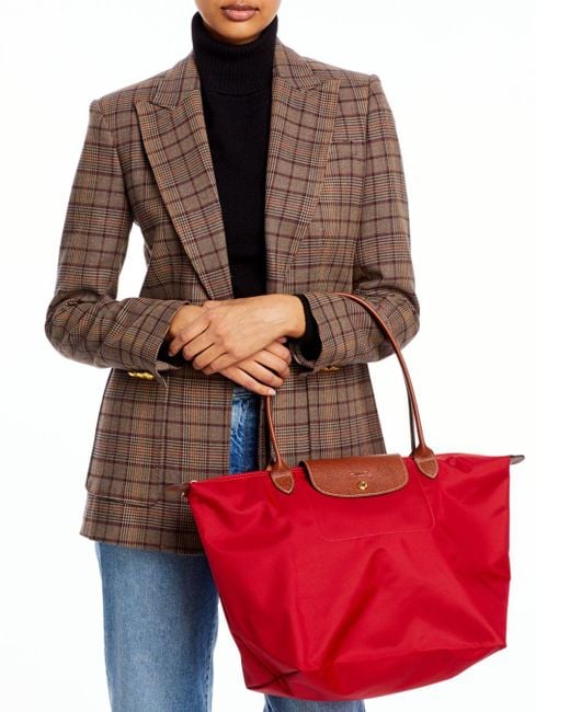 longchamp le pliage large red