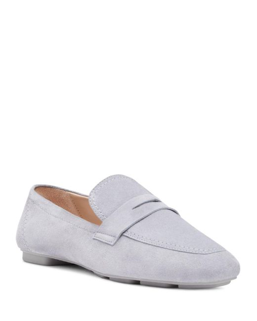 stuart weitzman white loafers