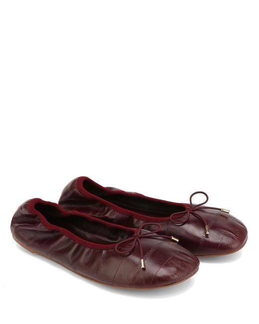 Naked Wolfe Brown Scrunch Flats