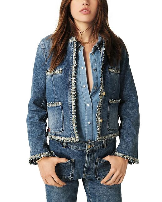 Ba&sh Blue Biouna Denim Jacket