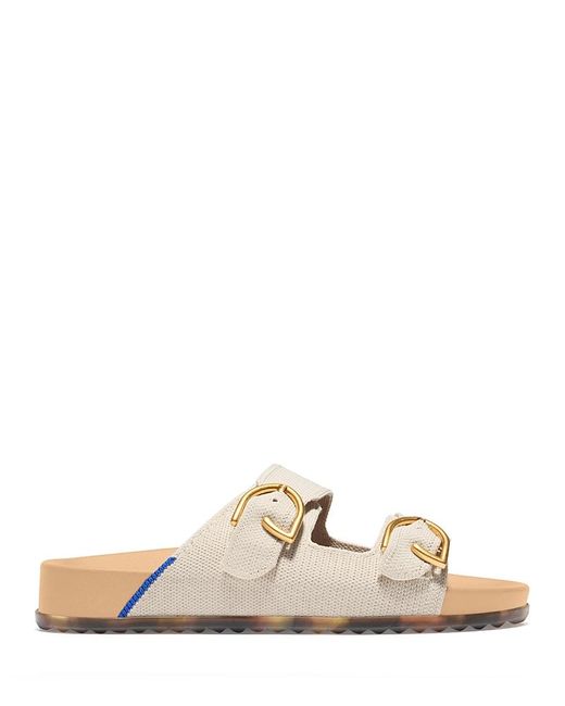 Rothy's Natural The Buckle Slide Sandals