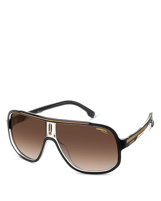 Carrera Natural Rectangle Sunglasses, 63 Mm