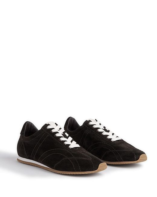 Totême Black Flex Suede Sneakers