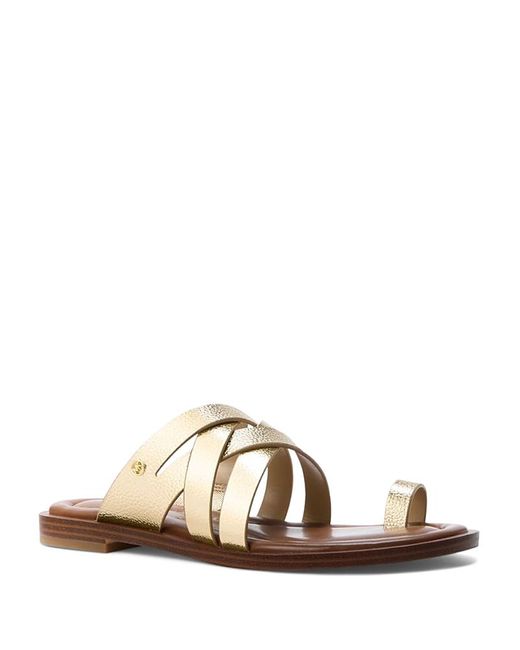Michael Kors Multicolor Nora Toe Ring Sandals