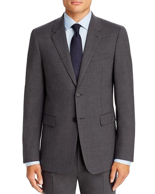 Theory Gray Chambers New Tailor Slim Fit Suit Jacket for men