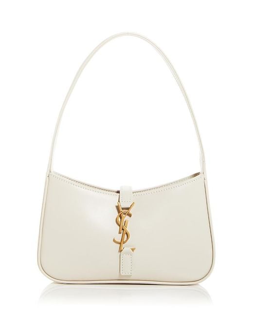 Saint Laurent White Le 5 A 7 Mini Bag