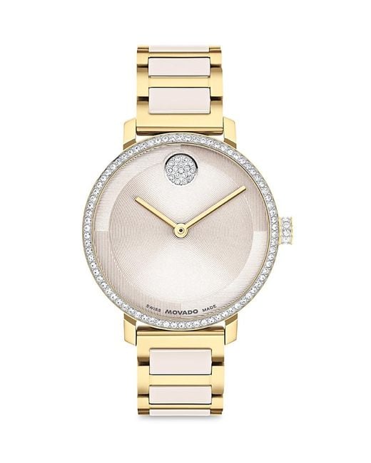 Movado Men's Bold Evolution Blue Ion-Plated Steel Case and