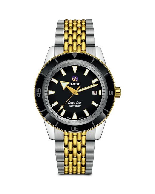 Rado Metallic Captain Cook Watch, 42Mm for men