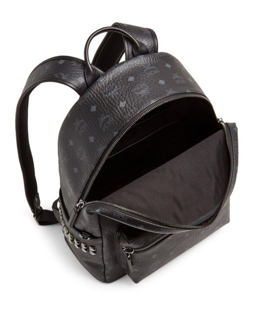 mcm backpack men's black