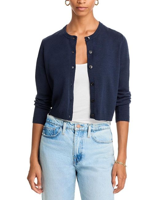 French Connection Blue Cosysoft Fitted Cardigan