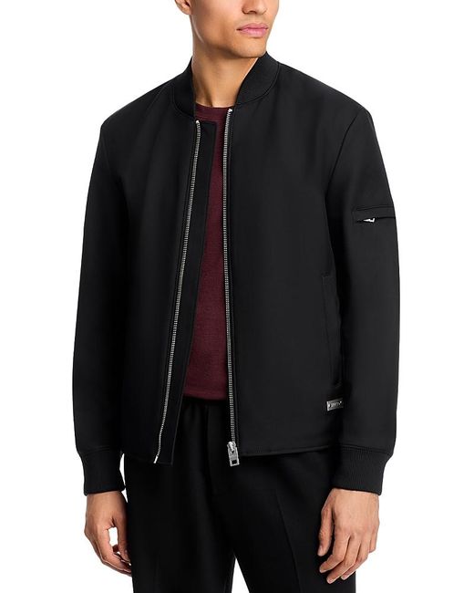 HUGO Black Buck Zip Front Jacket for men