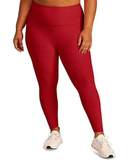 Beyond Yoga Red Plus Space Dye Caught