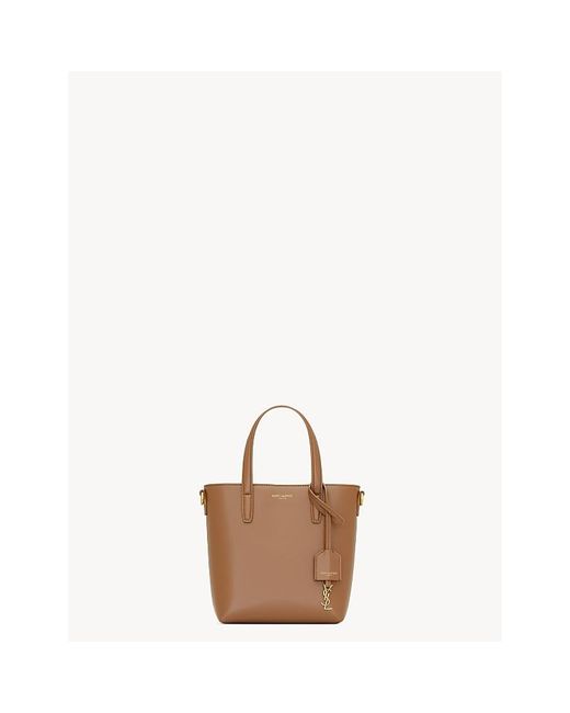 Saint Laurent Natural Shopping Toy Tote Bag