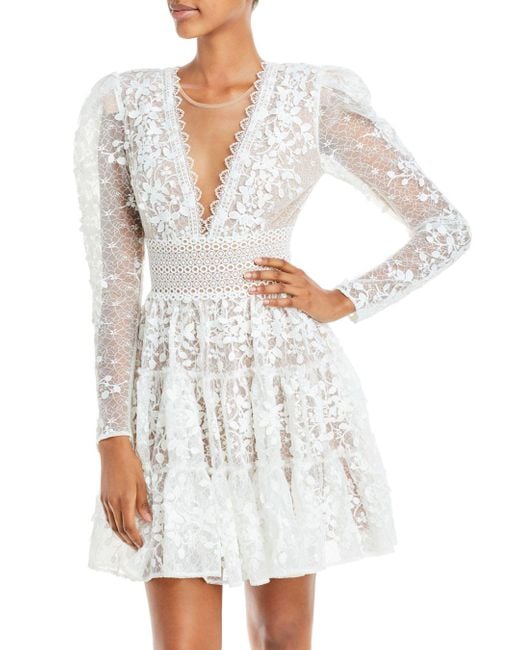 Bronx and Banco Megan Lace Mini Dress in White Lyst