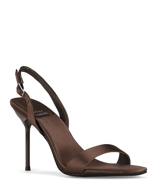 Jeffrey Campbell Metallic Go Getter Slingback Sandals