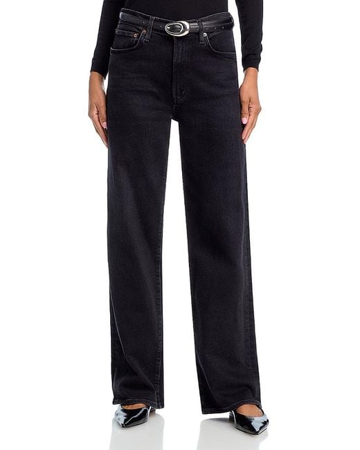 Agolde Blue Harper High Rise Jeans