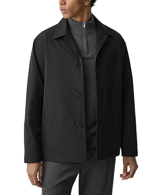 Theory Black Foundation Tech Jacket for men