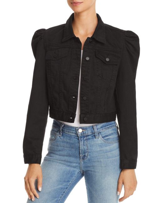 Blank NYC Puff - Sleeve Cropped Denim 