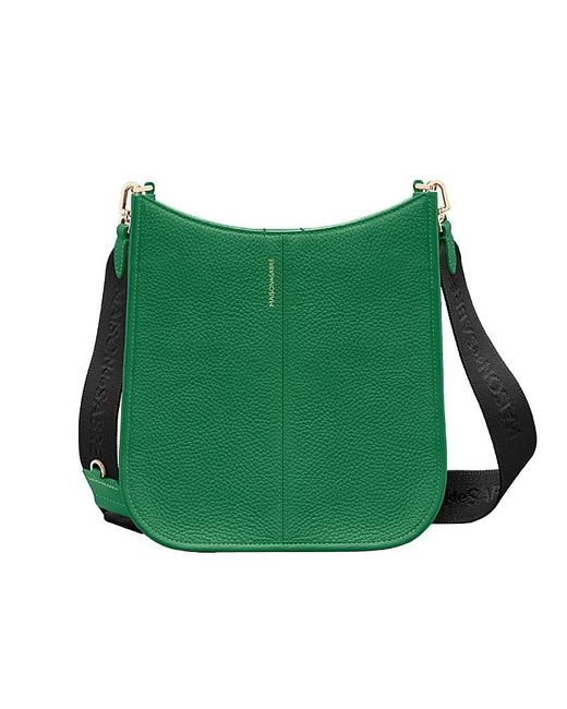 Maison De Sabre Green Leather Saddle Bag