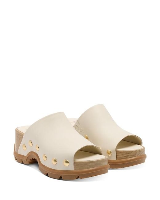 Sorel Natural Roam'N Studded Platform Slides