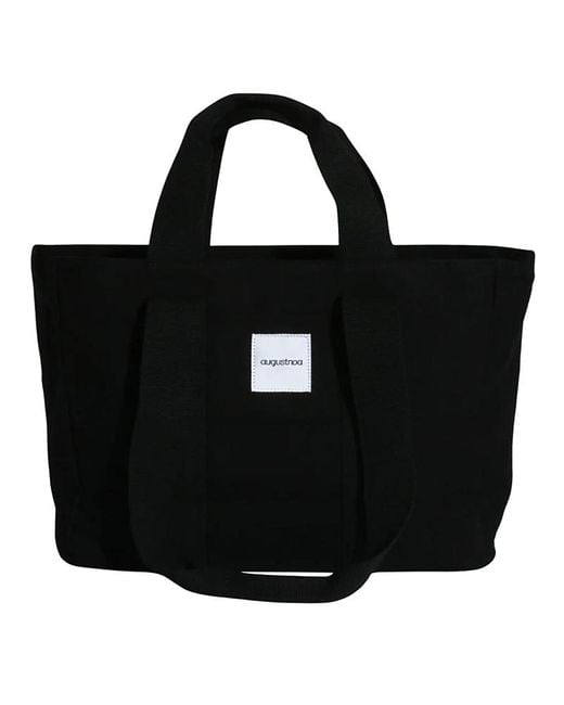 augustnoa Black Everyday Tote Bag