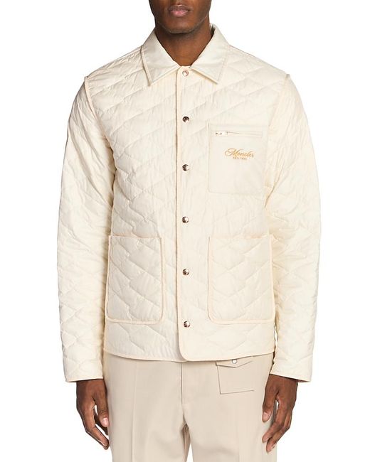 Moncler Natural Kastos Quilted Jacket for men
