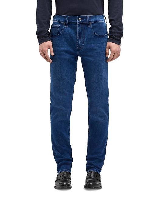 7 For All Mankind Blue Slimmy Tapered Fit Jeans for men