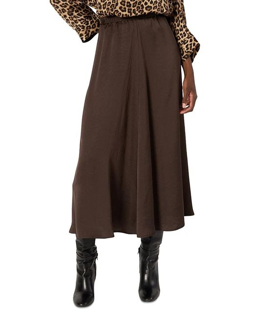 Gerard Darel Women's Brown Bella Midi Skirt