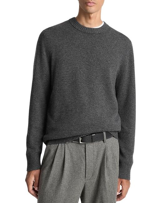 Vince Gray Wool And Cashmere Crewneck Sweater for men