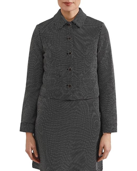 Hobbs Gray Ponte Jacket