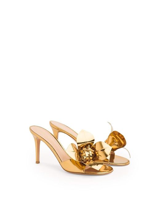 Gianvito Rossi Lucilla Mules in Metallic | Lyst