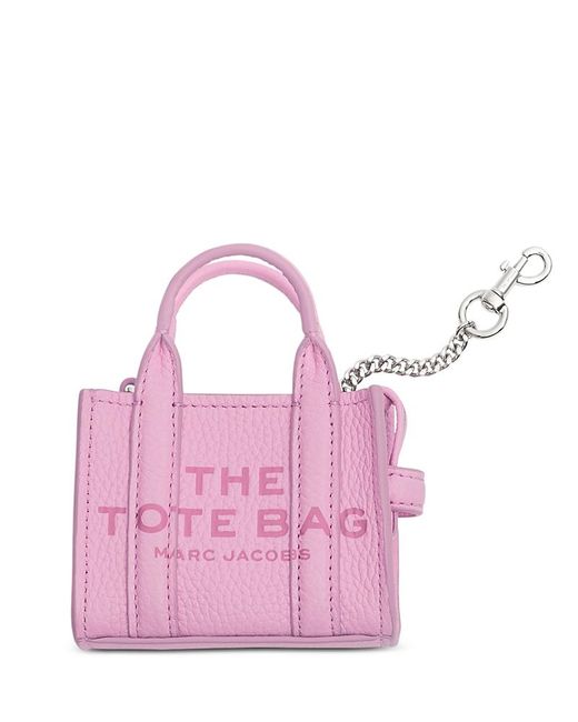 Marc Jacobs Pink The Nano Tote Bag Charm
