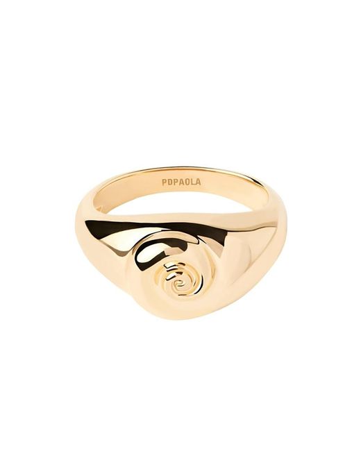 Pdpaola White Shell Ring