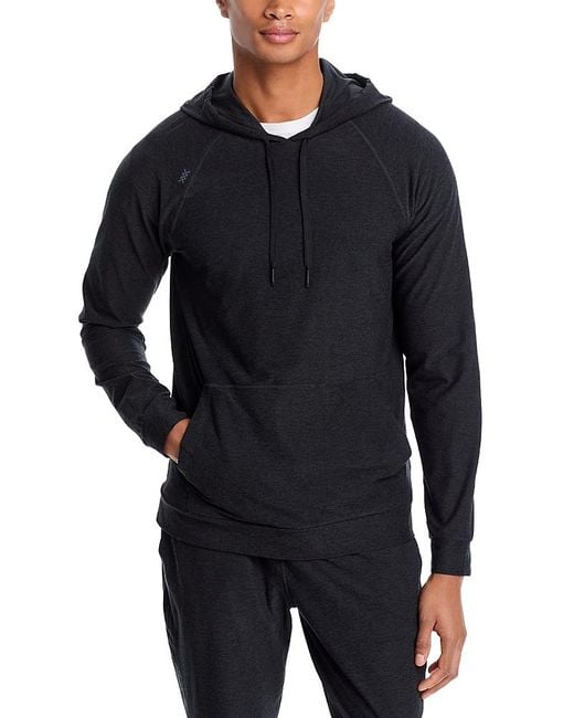 Rhone Blue Atmosphere Midweight Hoodie for men