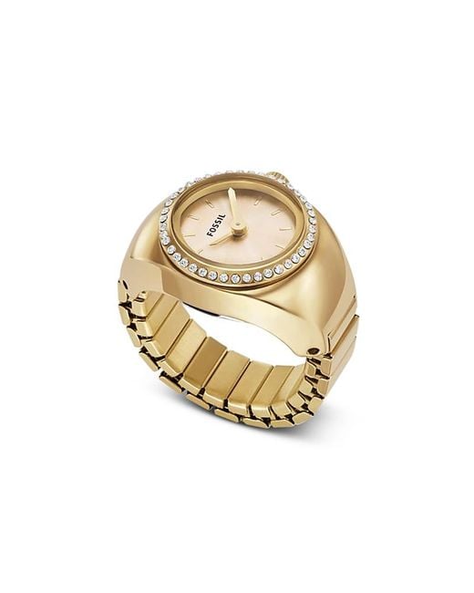 Fossil Metallic Ring Watch, 15Mm