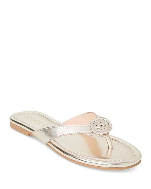 Jack Rogers Natural Roxy Flop-Flops