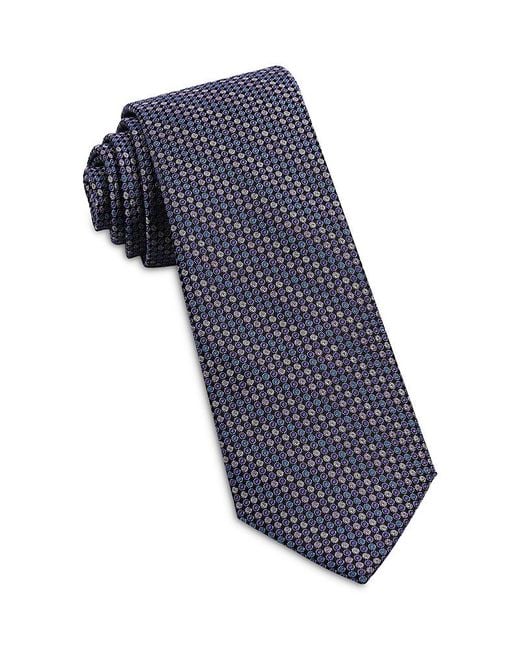 W.r.k. Blue Neat Dot Silk Tie for men