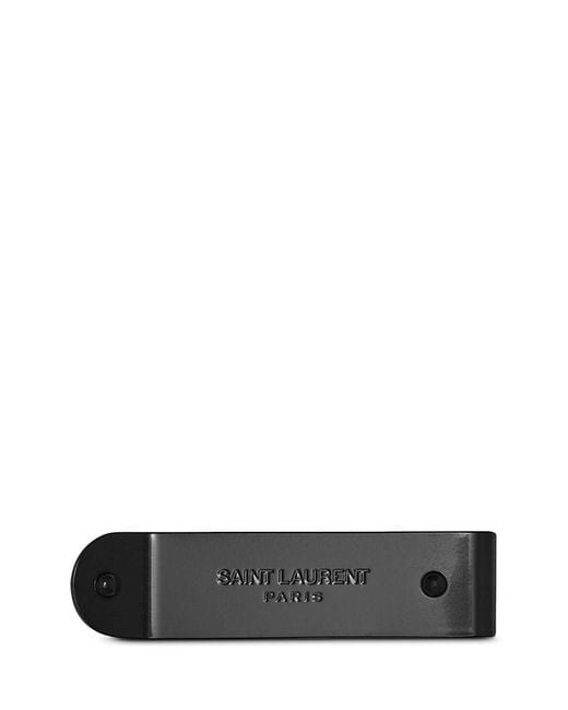 美品 SAINT LAURENT ID Money Clip Saint Laurent Id Money Clip in Black for Men | Lyst