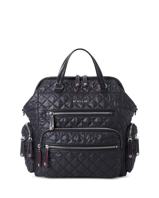 MZ Wallace Blue Crosby Frame Backpack