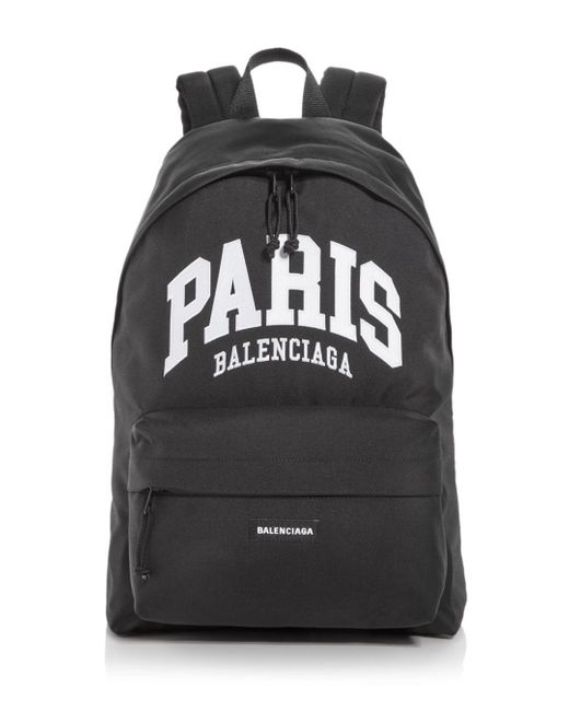 Balenciaga Synthetic Cities Explorer Nylon Backpack in Black for Men - Lyst